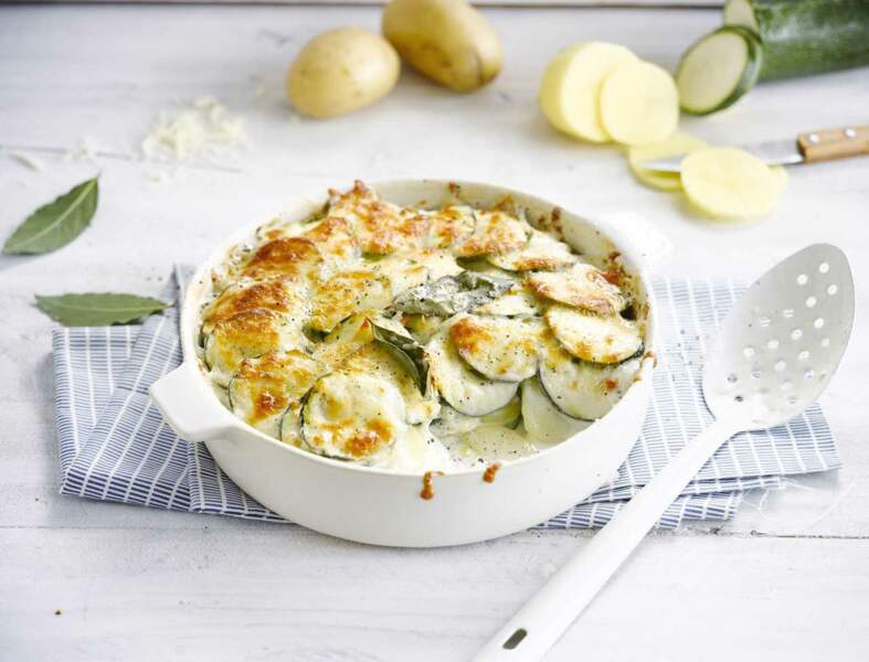 Gratin dauphinois aux courgettes 