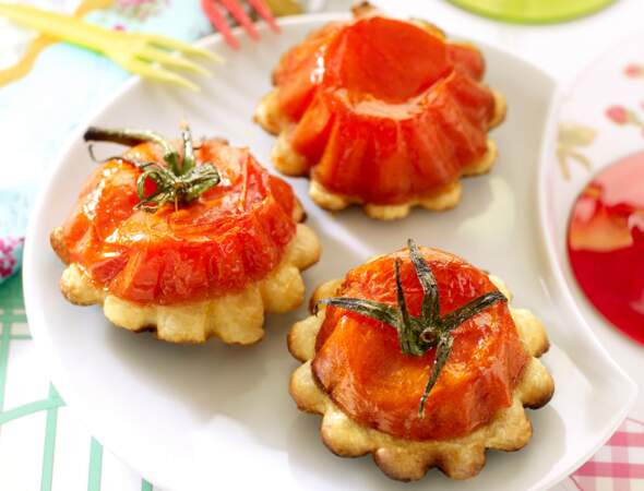 Mini-tatins de tomates