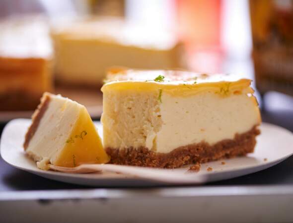 Cheesecake au citron et lemon curd