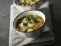 Soupe chinoise de ravioles et au poulet