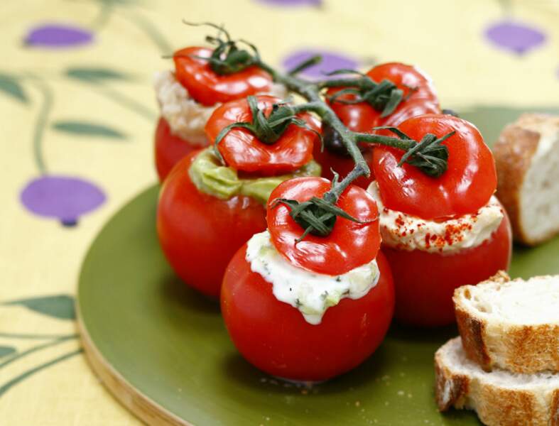 Tomates farcies au tzatziki