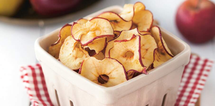 Chips de pommes aux épices douces