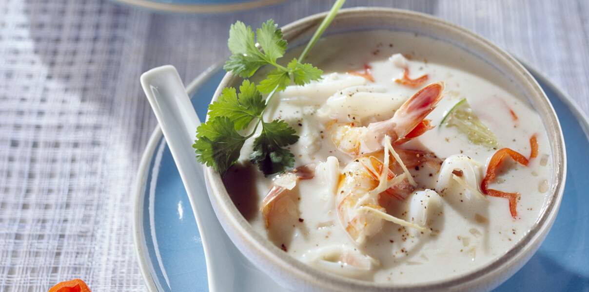 Soupe thaï de poisson