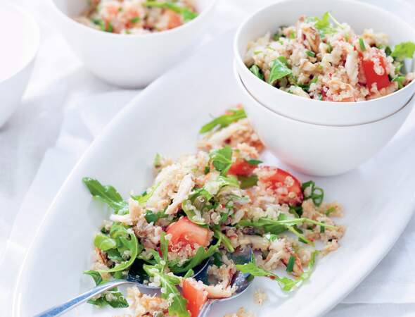 Salade de crabe au quinoa