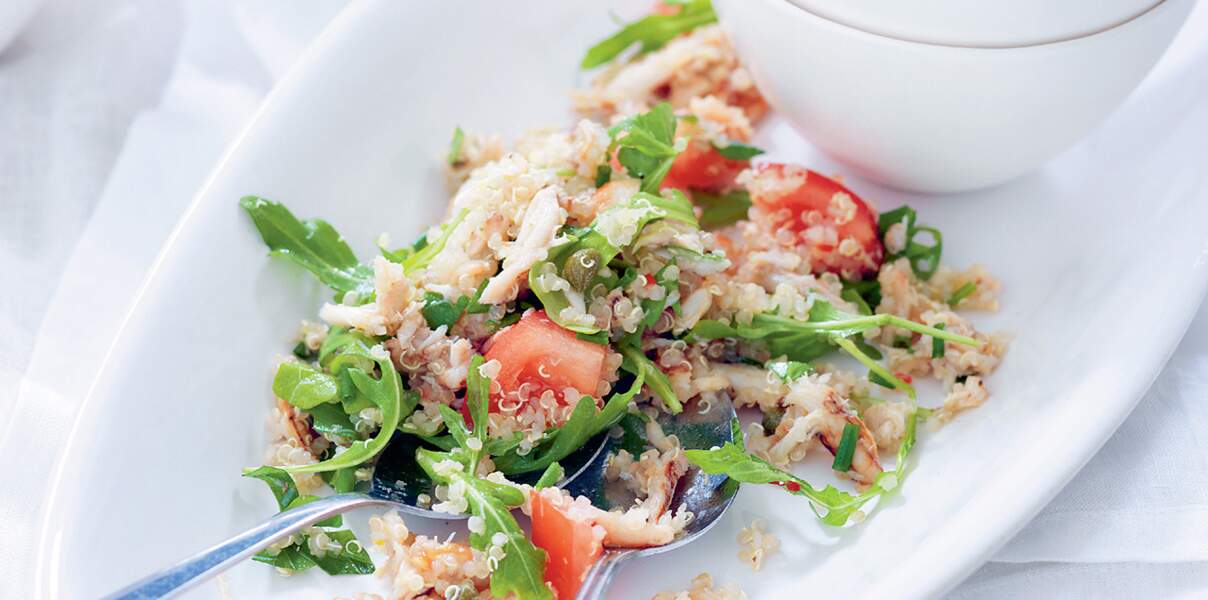 Salade crabe au quinoa