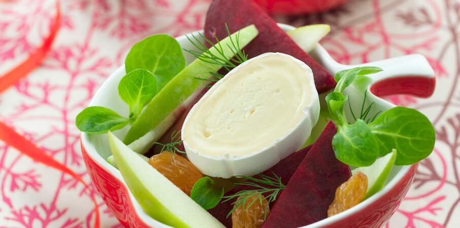 Salade fraicheur à la betterave et au fromage En Cas de Caprice