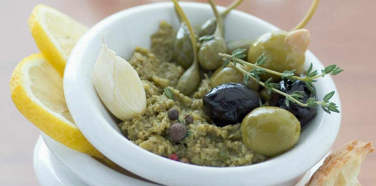 Tapenade d'olives vertes