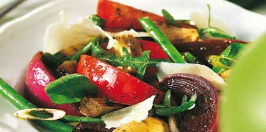Salade de légumes au pistou