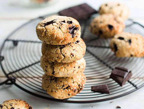 Cookies aux pépites de chocolat et quinoa