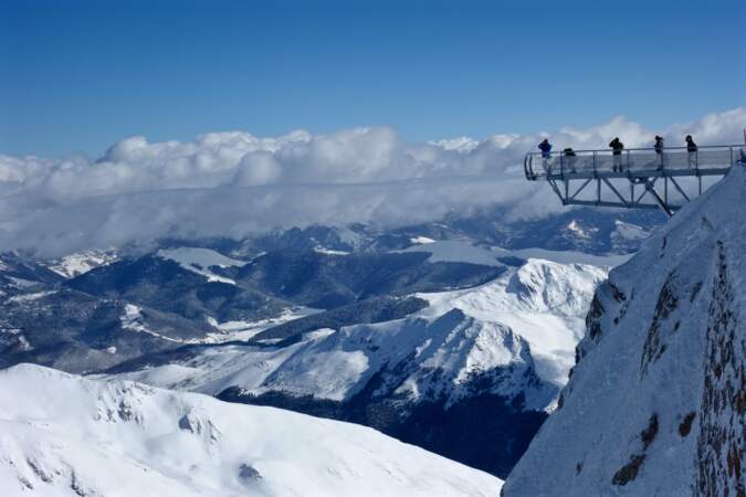 Le ponton dans le ciel dans les Hautes-Pyrénées