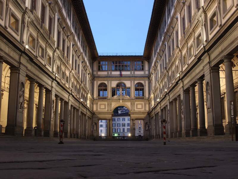 9. Le musée des Offices à Florence, Italie - 266 035 hashtags 