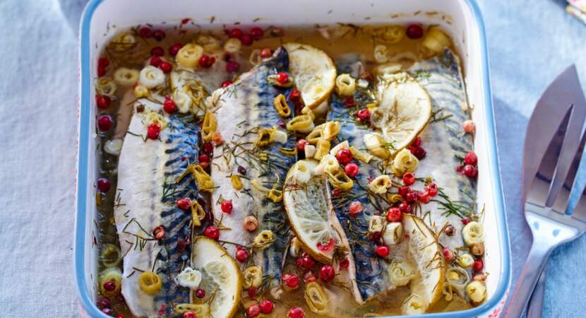 Sardines, maquereaux et harengs : nos recettes pour les cuisiner comme un chef