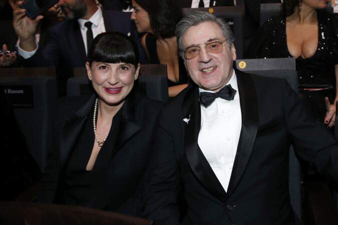 Daniel Auteuil et Aude Ambroggi à la cérémonie des César en mars 2018.