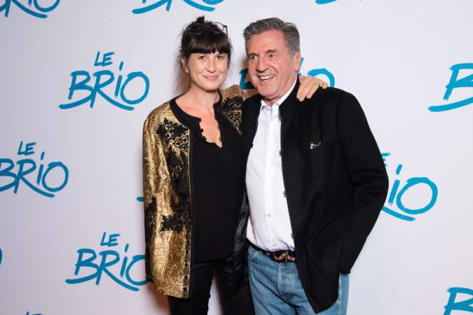 Daniel Auteuil et Aude Ambroggi à la première du film "Le brio" en 2017.