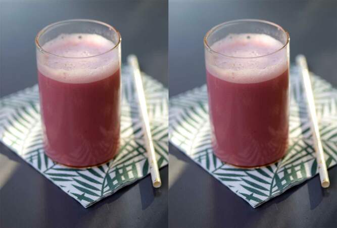 Pink Latte (boisson végétale à la betterave)