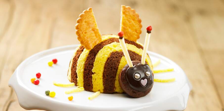 Gâteau d'anniversaire facile pour enfant : Maya l'abeille surprise