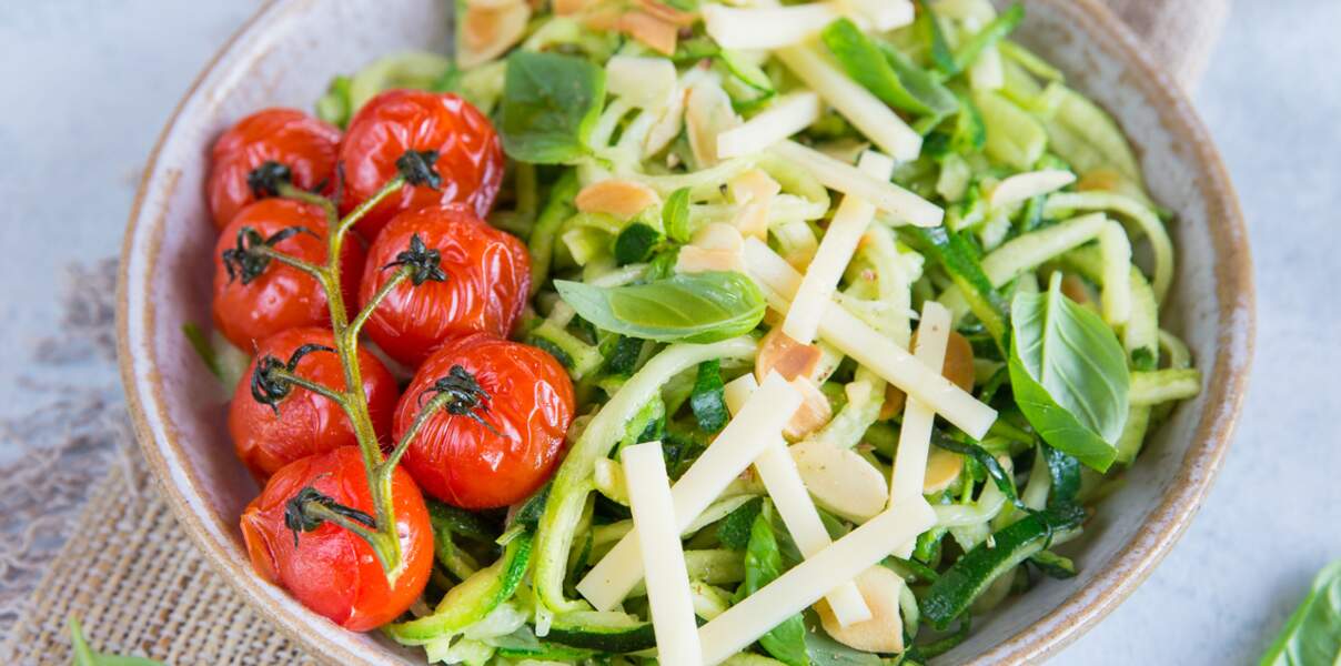 Salade de courgette à l'emmental 