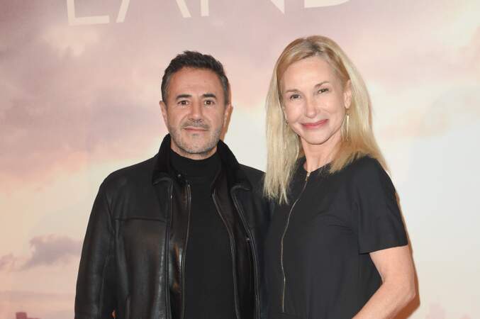 José Garcia et sa femme Isabelle Doval à l'avant-première du film "Holy Lands" à Paris le 4 décembre 2018.