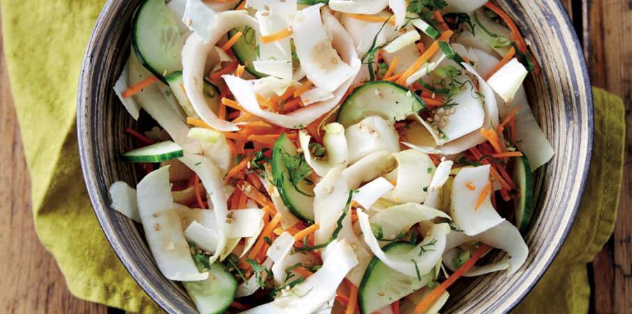 Salade d'endives aux saveurs thaï