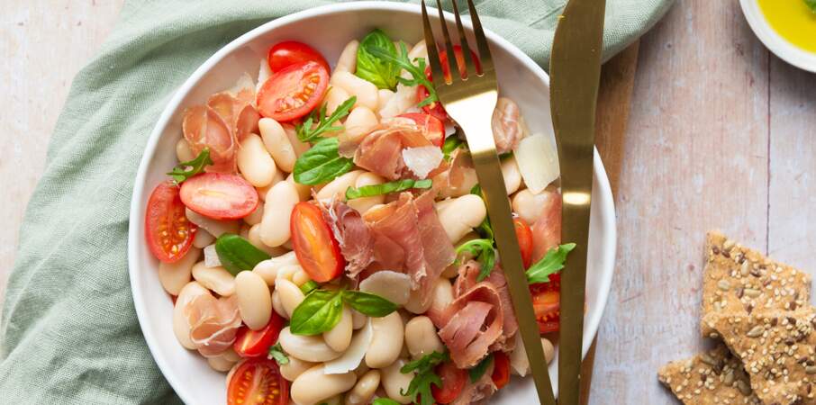 Salade italienne aux haricots tarbais