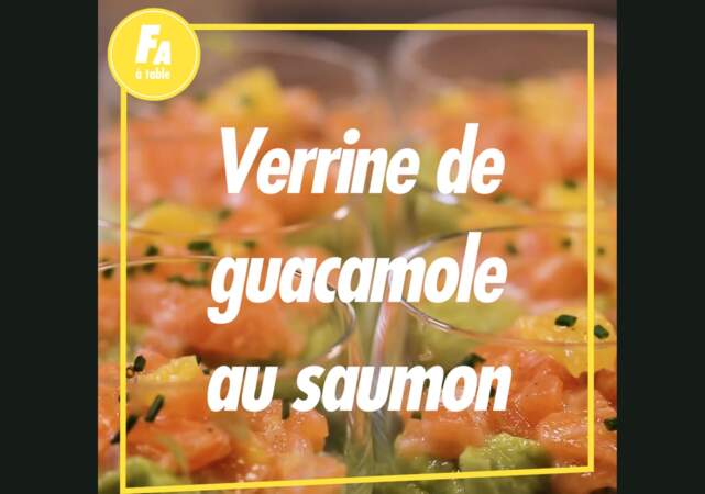 Recette fraîche : la verrine de guacamole et saumon