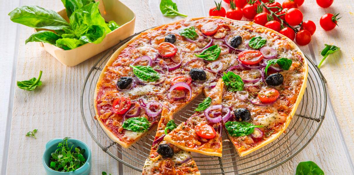Pizza fraîcheur sans gluten 