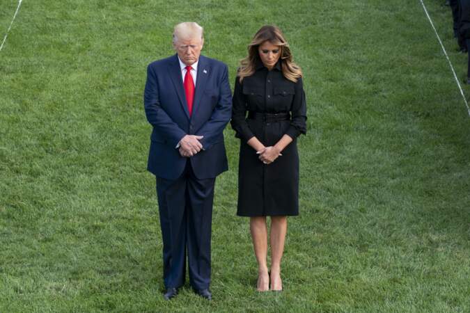Donald Trump et Melania Trump ont participé à la minute de silence...