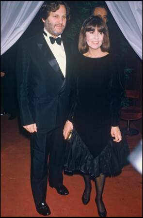 Jean-Jacques Debout et Chantal Goya lors d'une soirée à l'apocalypse en 1984.