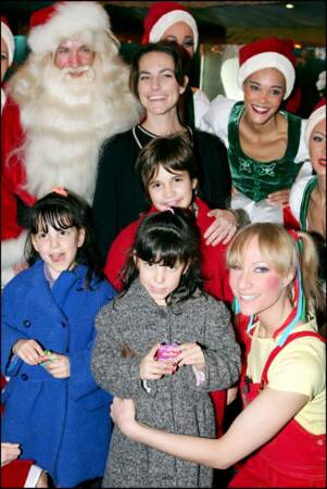 Lio et ses enfants en 2004 lors d'une avant-première. 
