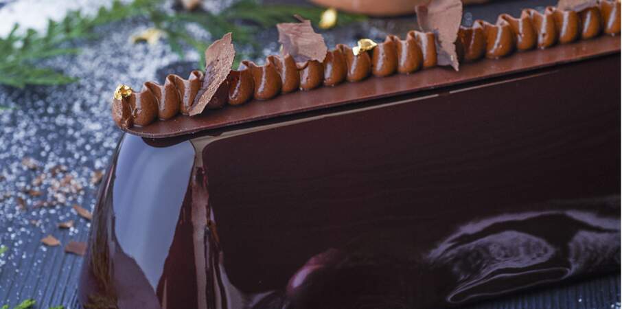 Bûche au chocolat de Madagascar