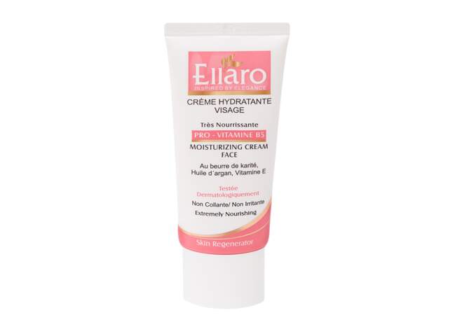 La crème hydratante visage Pro-Vitamines B5 Ellaro