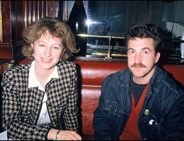 Elle pose avec François Cluzet en 1988, à l'âge de 40 ans