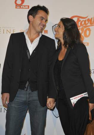 Faustine Bollaert et Maxime Chattam réunis en 2012. 