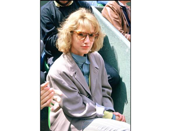 1986 : elle assiste à la finale de Roland Garros