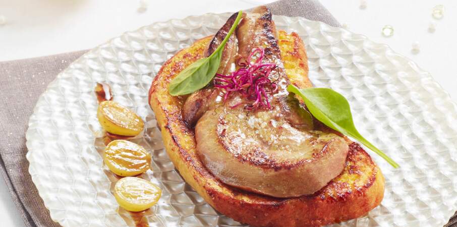 Brioche perdue au foie gras