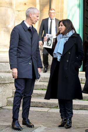 ... le ministre de la Culture Franck Riester et la maire de Paris Anne Hidalgo...