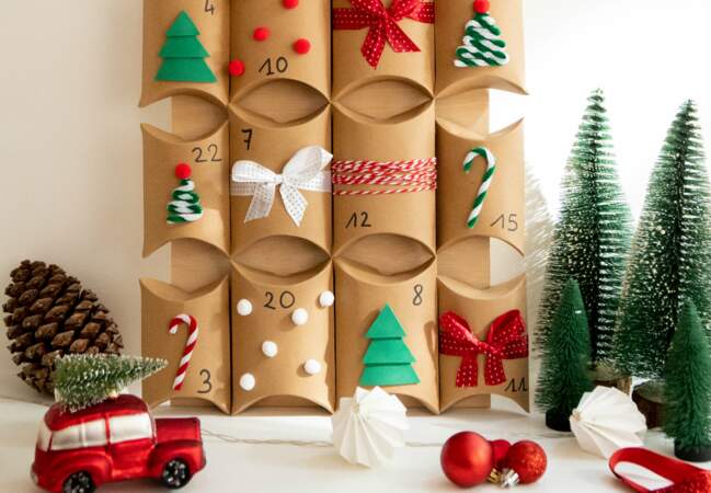 Noël 2013 : fabriquer un calendrier de l'avent en papier de soie - DIY -  Terrafemina