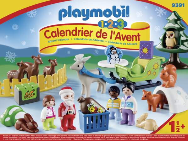Le père Noël et les animaux de la forêt - Playmobil