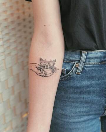Le tatouage chat