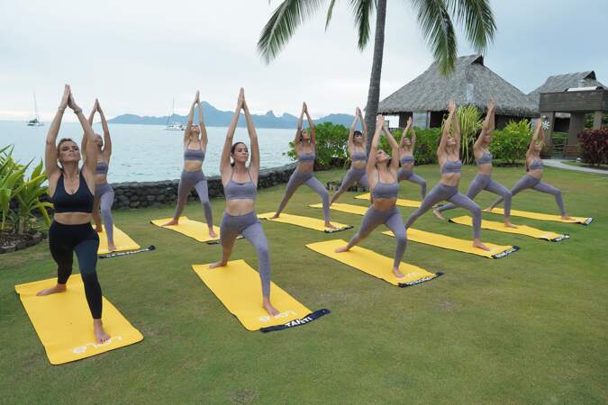 Cours de yoga en compagnie de Sylvie Tellier.