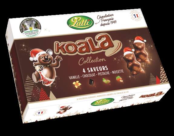 Coffret de koala en chocolat et guimauve Lutti