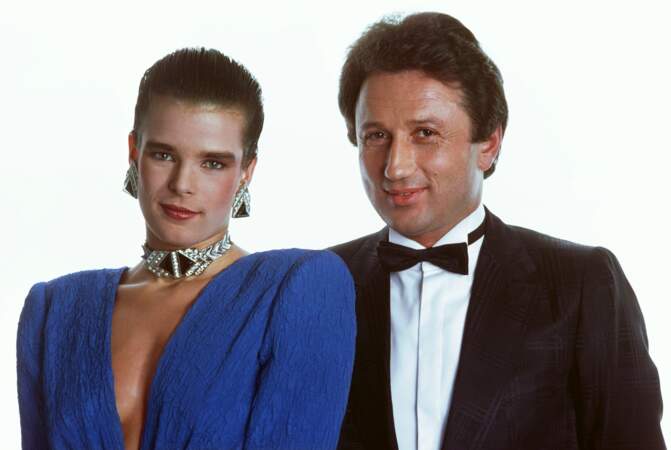Caroline de Monaco et Michel Drucker en 1982