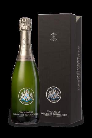 Coffret premium champagne Blanc de Blancs Barons de Rothschild 