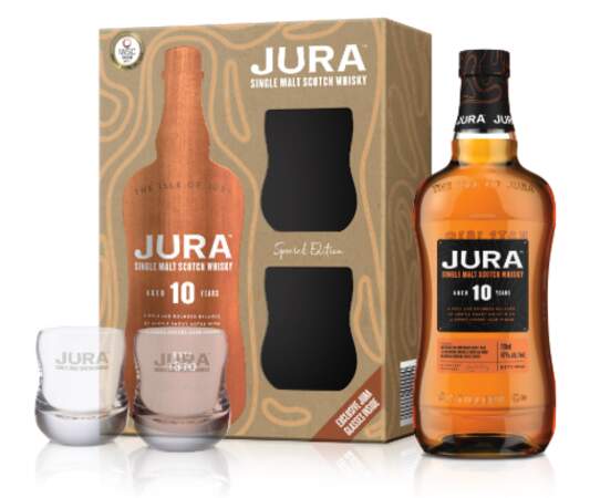 Coffret de single malt scotch whisky Jura