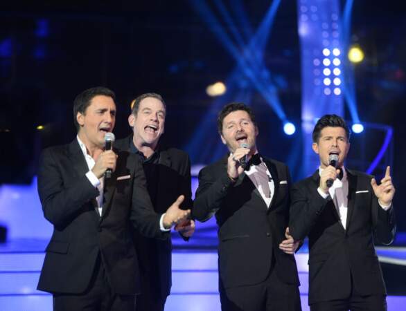 Dany Brillant, Garou, Philippe Lellouche et Vincent Niclo chantent pour le Téléthon en 2014