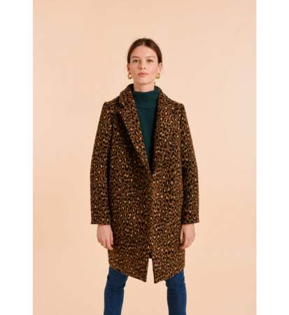 Manteau long : imprimés léopard