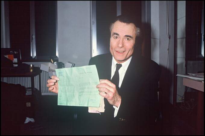 Alain Barrière dans l'émission "Sacrée soirée" en 1989
