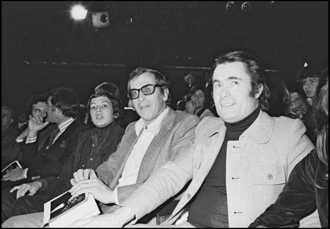 Roger Vadim et Alain Barrière à l'Olympia en 1975