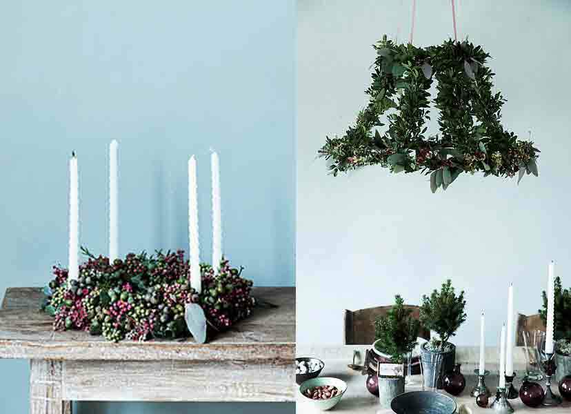 DIY : 3 créations végétales pour décorer la maison à Noël