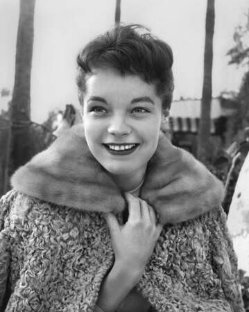 Romy Schneider (20 ans) à Los Angeles en 1958.